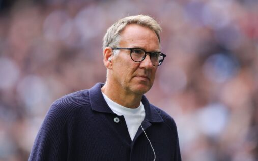 Pundit Paul Merson looking concerned ahead of Arsenal's crucial Premier League title decider against Manchester City