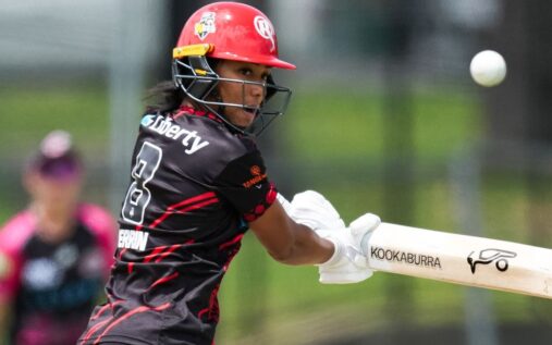 England captain Nat Sciver-Brunt playing cricket on the field