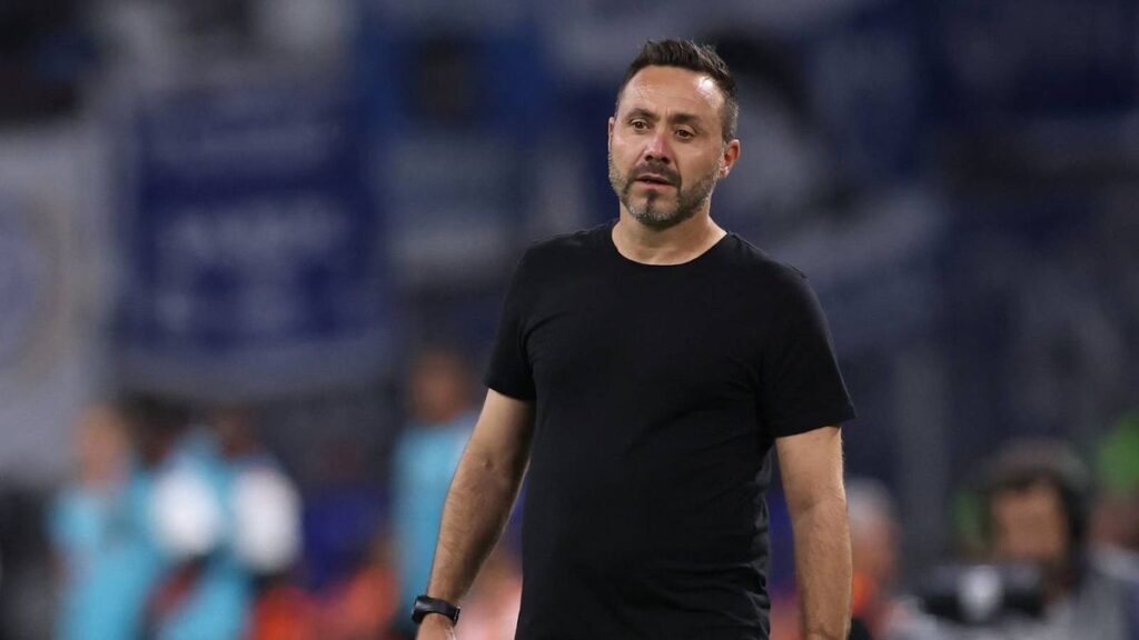 Tottenham Hotspur midfielder Pape Matar Sarr looking focused during a Premier League match