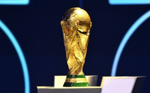Herve Renard standing on the touchline managing the Saudi Arabia national football team