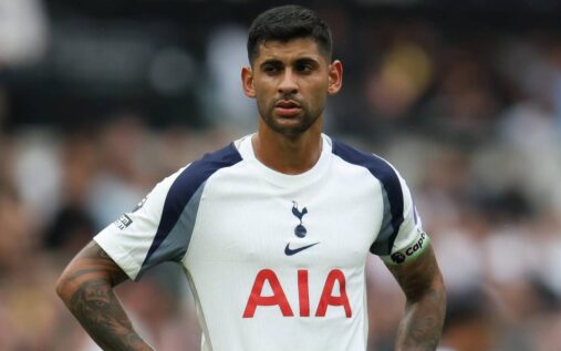 Marcos Senesi playing for Bournemouth in the Premier League