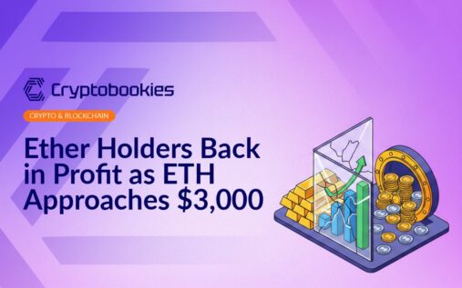 Stack of gold bars, a rising bar chart behind a glass wall, and an open vault filled with coins on a dark surface.