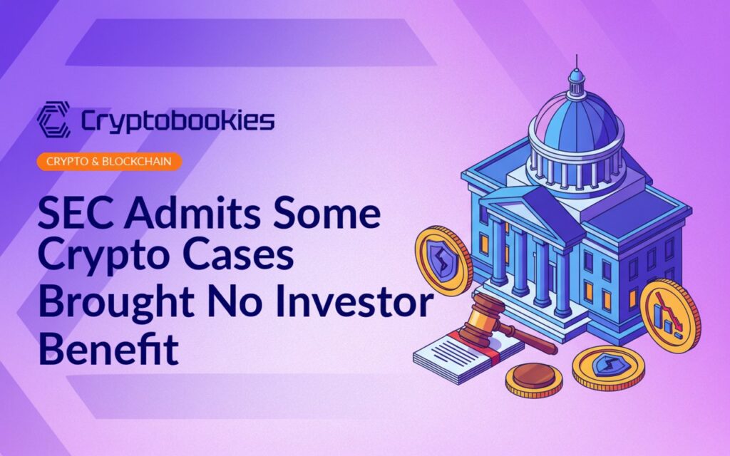 Government building behind a gavel on documents, cracked shield on coins, and a downward-sloping bar chart.