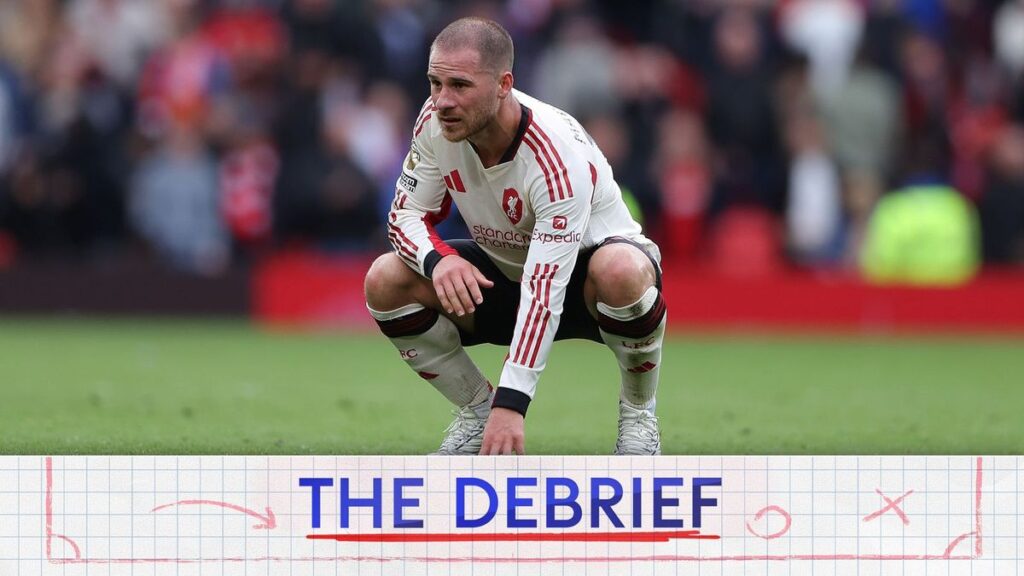 Alexis Mac Allister looking dejected during a Liverpool match in the Premier League