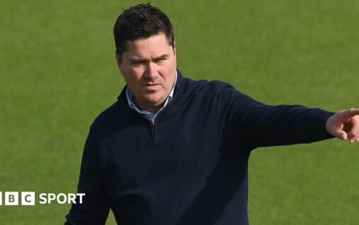 Marcus North looking on from the boundary edge in his role as Durham director of cricket