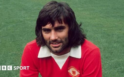 George Best playing for Manchester United during the 1960s