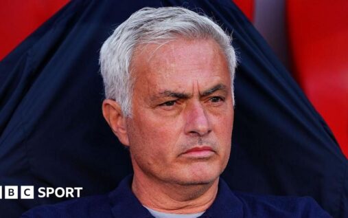 Jose Mourinho looking frustrated on the touchline during a Benfica match
