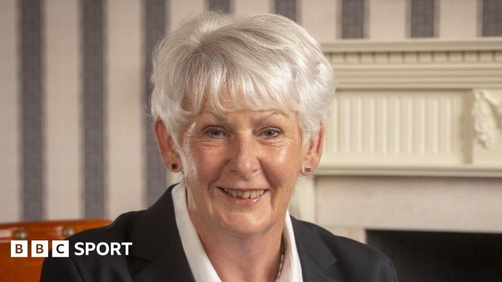 Portrait of Claire Dowling, the newly appointed first female captain of the Royal and Ancient Golf Club at St Andrews
