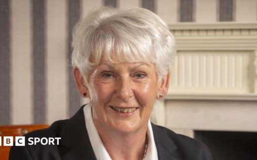 Portrait of Claire Dowling, the newly appointed first female captain of the Royal and Ancient Golf Club at St Andrews