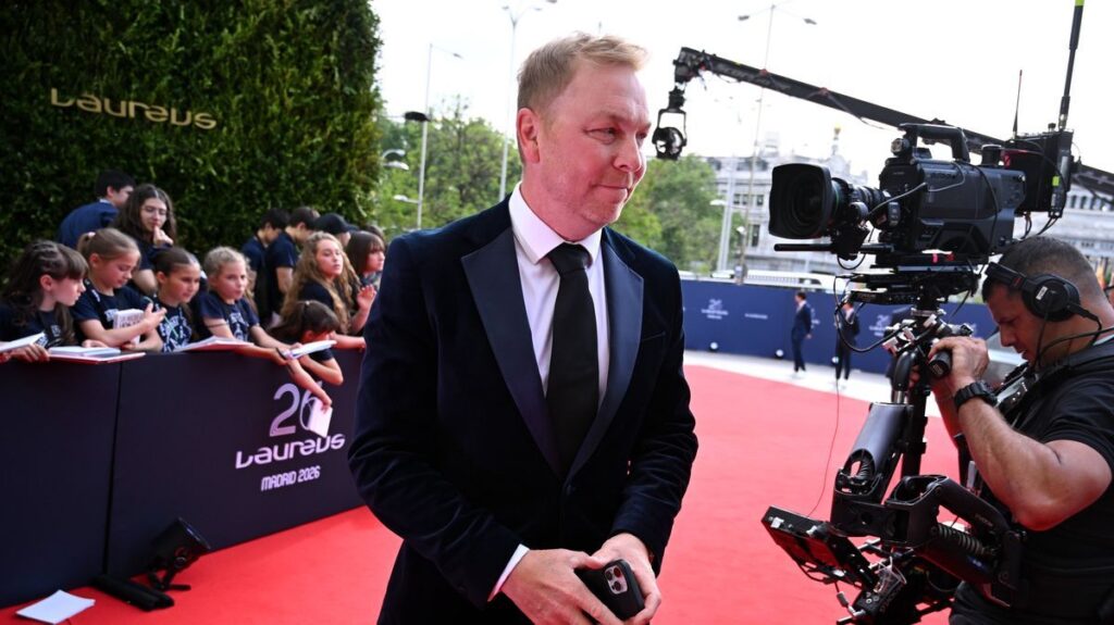 Sir Chris Hoy smiling during a recent public appearance
