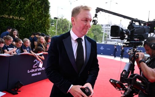 Sir Chris Hoy smiling during a recent public appearance