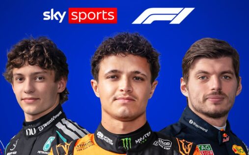 Formula 1 racing cars competing on track during a Grand Prix weekend