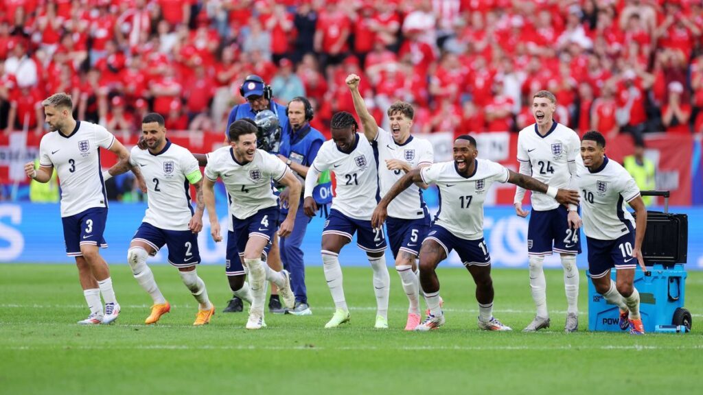 England manager Thomas Tuchel looking focused on the touchline