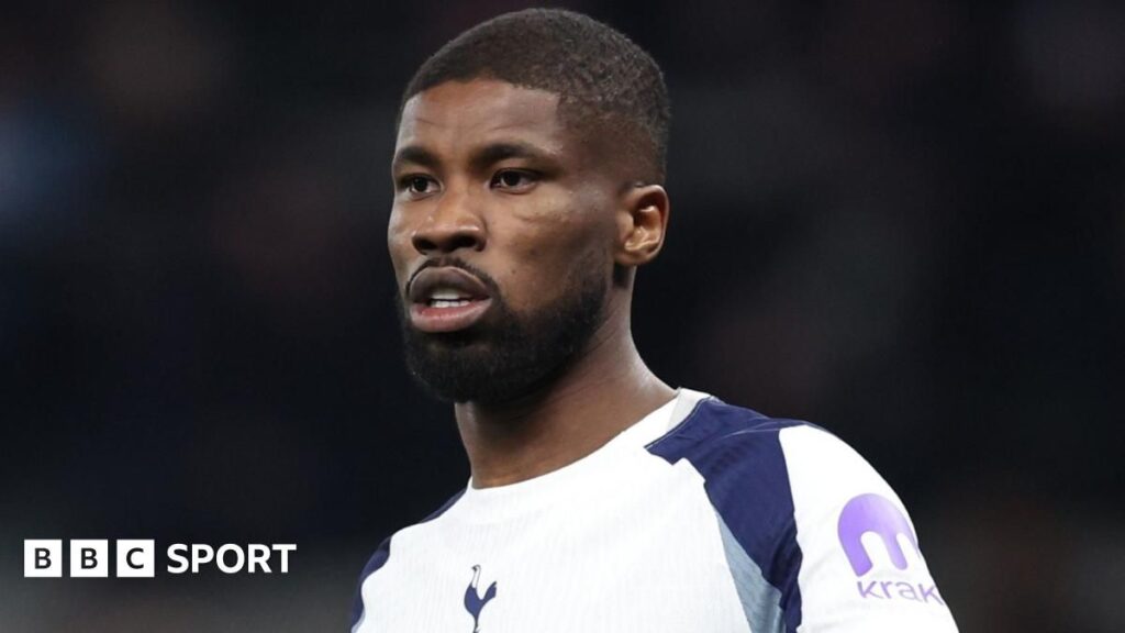 Tottenham Hotspur defender Kevin Danso looking resolute on the football pitch
