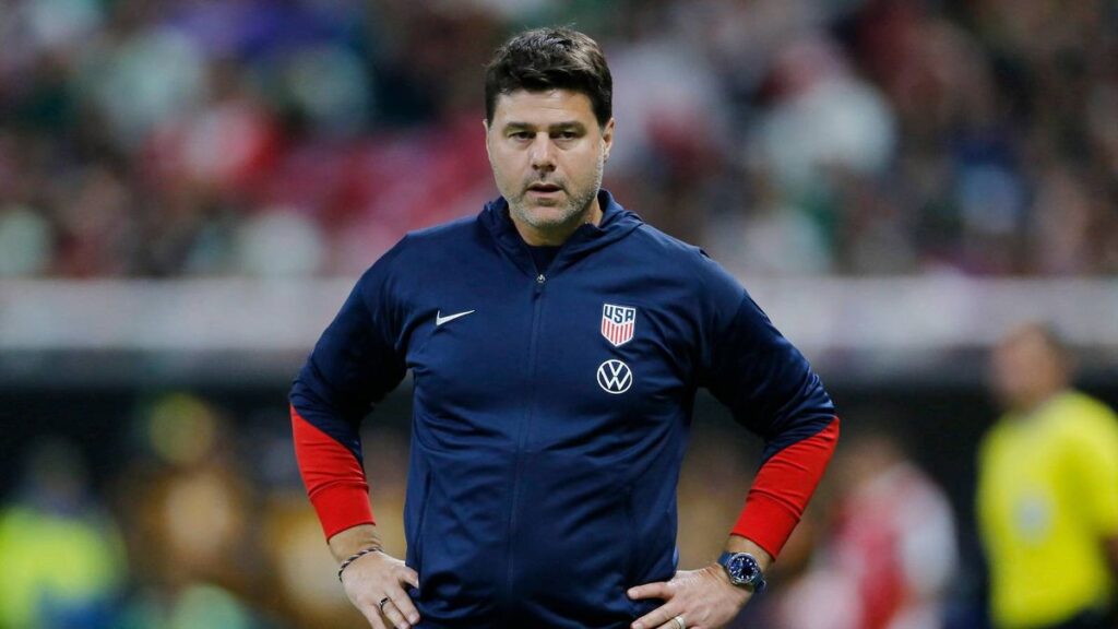 Johnny Cardoso playing in midfield for the United States national team