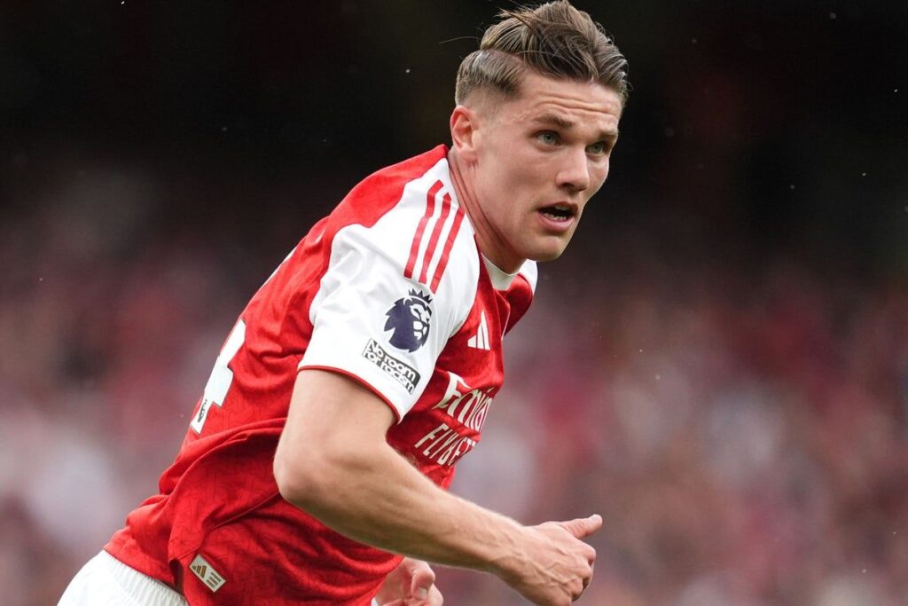 Viktor Gyokeres playing for Arsenal in the Premier League