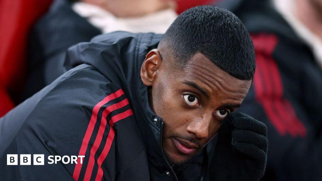 Alexander Isak playing for Sweden in a recent international friendly against Norway