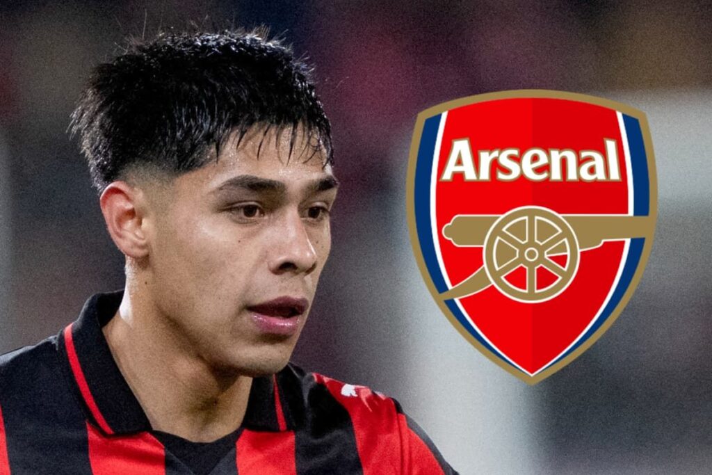 Dario Osorio playing for FC Midtjylland during a Danish Superliga match