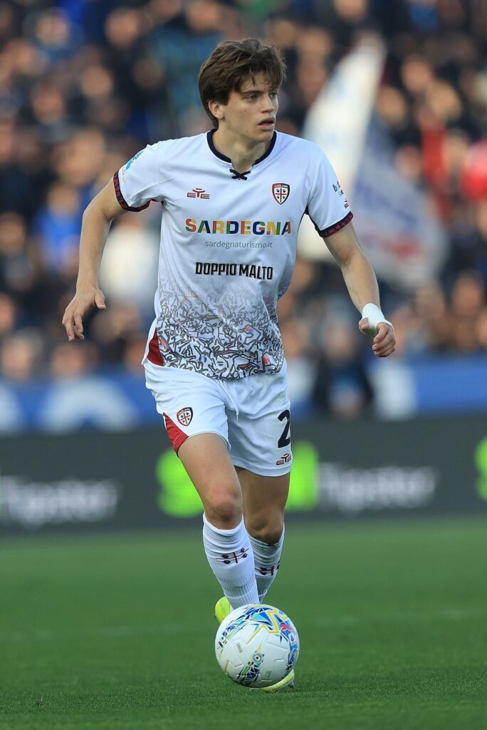 Marco Palestra in action for Atalanta during a Serie A match