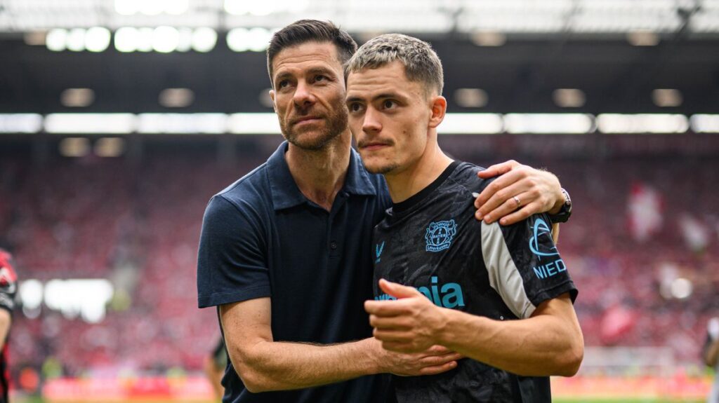 Florian Wirtz playing for Liverpool during a Premier League match