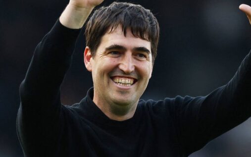 Darwin Nunez playing for Liverpool in the Premier League