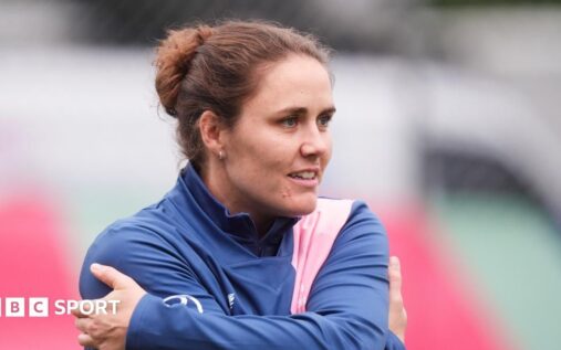 England captain Nat Sciver-Brunt batting during a T20 World Cup match