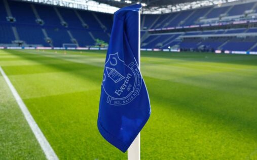 A general view of Goodison Park stadium during a Premier League football match