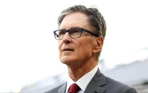 Richard Hughes looking on from the stands during a Liverpool Premier League match