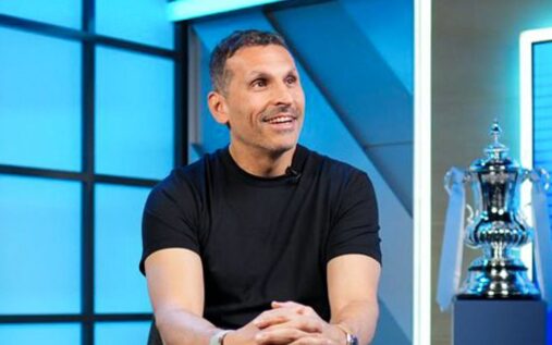Manchester City chairman Khaldoon Al Mubarak speaking to the media