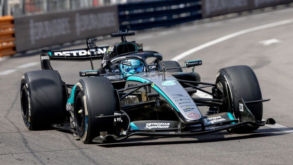 Mercedes team principal Toto Wolff looking serious in the Formula 1 paddock