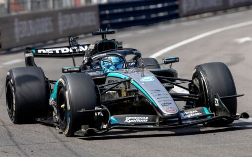 Mercedes team principal Toto Wolff looking serious in the Formula 1 paddock