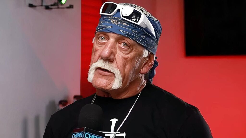 Hulk Hogan performing in the WWE ring during his professional wrestling career