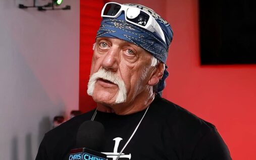 Hulk Hogan performing in the WWE ring during his professional wrestling career