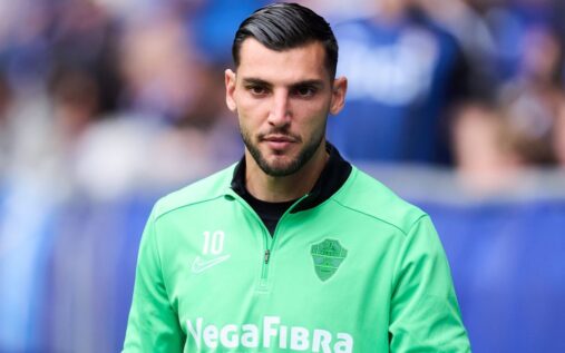 Spanish footballer Rafa Mir