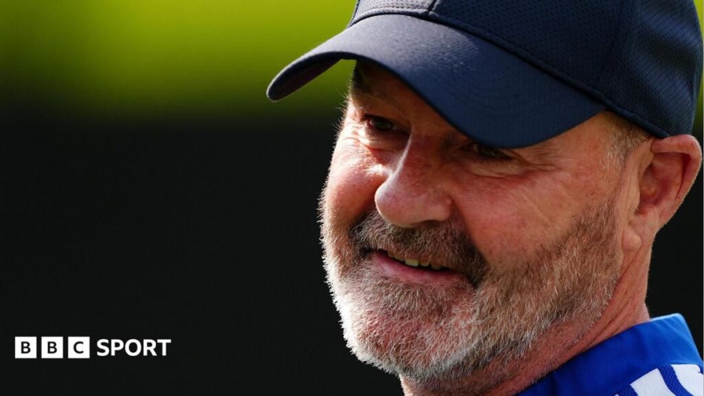 Scotland national team manager Steve Clarke looking thoughtful during a football match