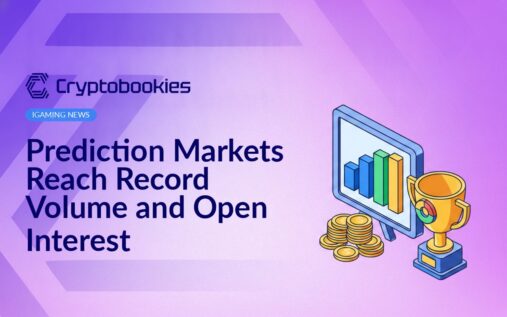 Stacked bar chart on board beside a pile of gold coins and a sports trophy with a pie chart display on its base.