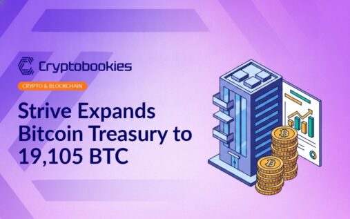 Corporate office building beside a tall stack of gold coins and a financial document displaying a rising chart.